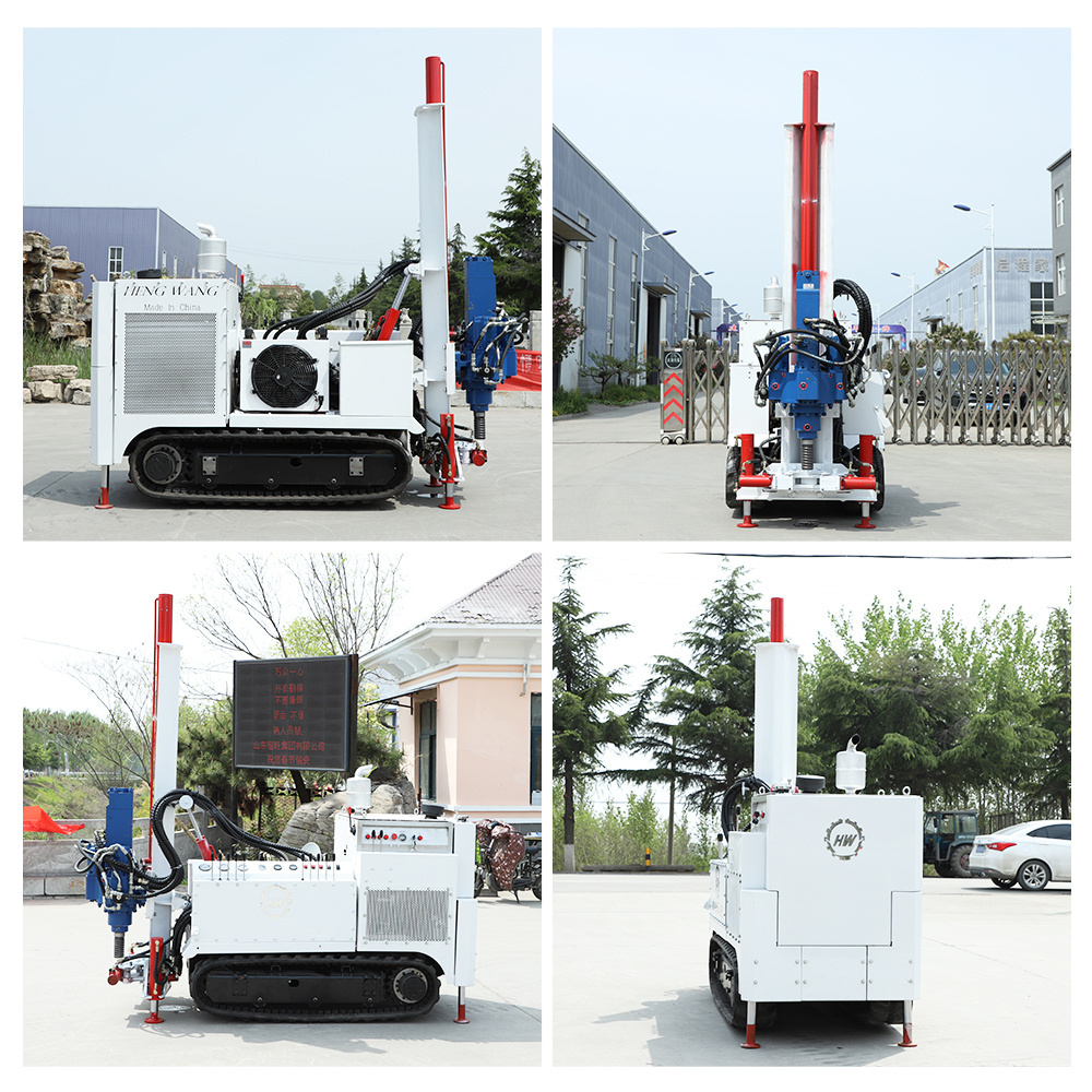 mini pile drilling rig/tunnel drilling rig/150m soil testing drilling rig for sale manufacture factory