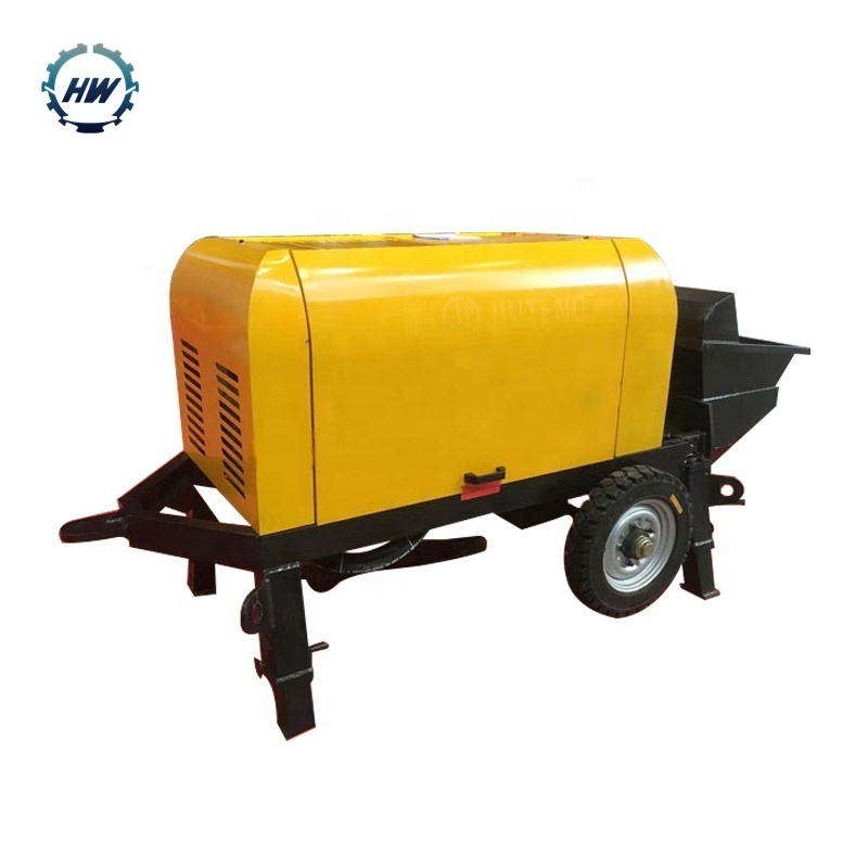 Construction Machine Concrete Pump Diesel Trailer Concrete Pump