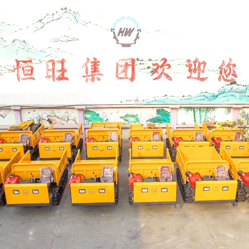 Chinese farm Agricultures dumper trucks electric mini dumper crawler