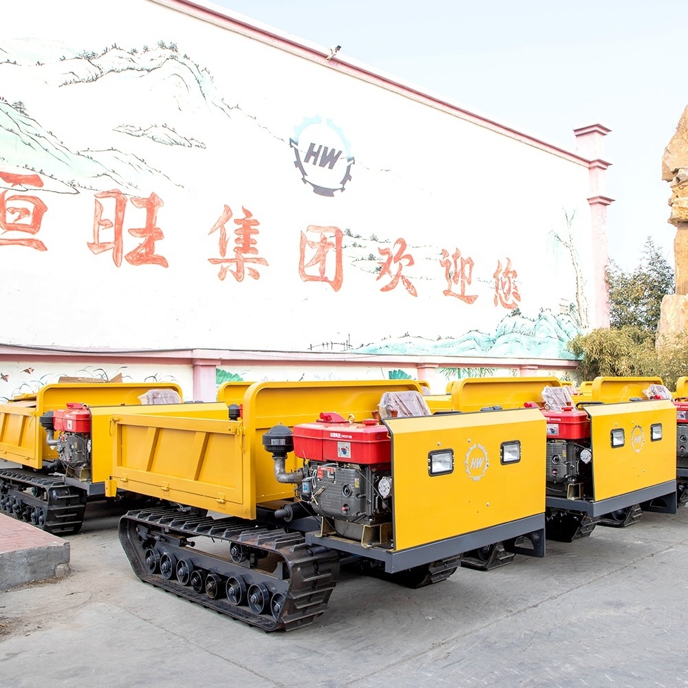 Chinese farm Agricultures dumper trucks electric mini dumper crawler