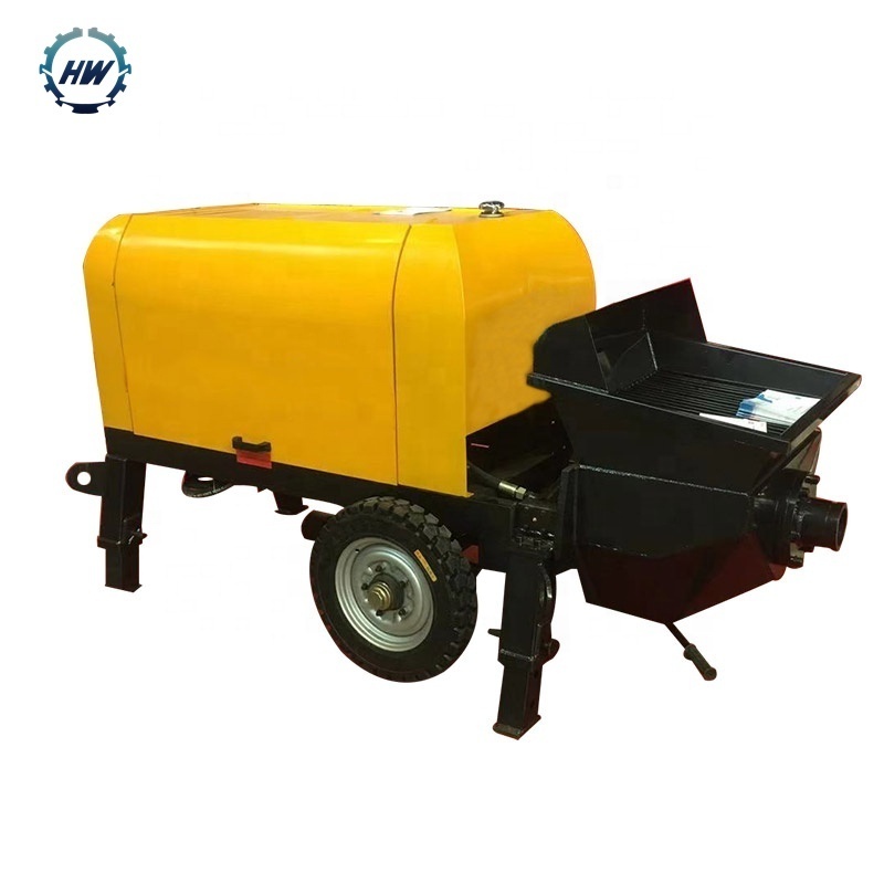 Construction Machine Concrete Pump Diesel Trailer Concrete Pump