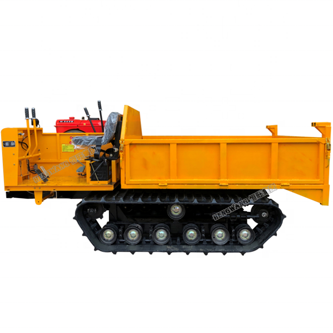 Chinese farm Agricultures dumper trucks electric mini dumper crawler