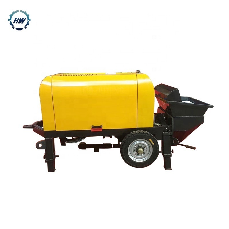 Construction Machine Concrete Pump Diesel Trailer Concrete Pump