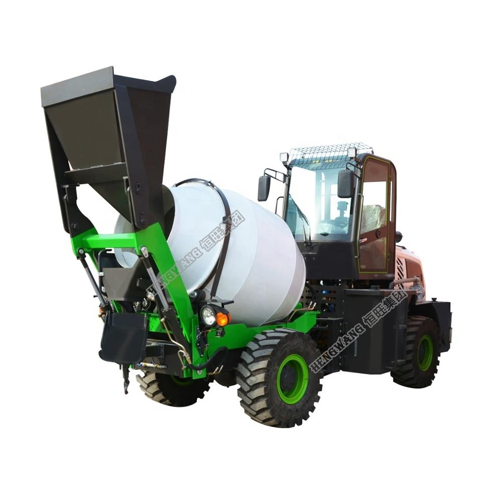 1.8 cubic meters Automatic feeding small concrete mixer truck