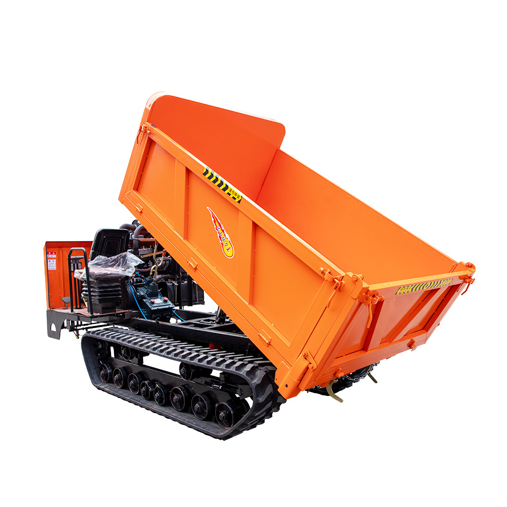 Multi Terrain Access 4 Ton Tracked Transport Vehicle Small Tracked Dumper For Sale Cheap