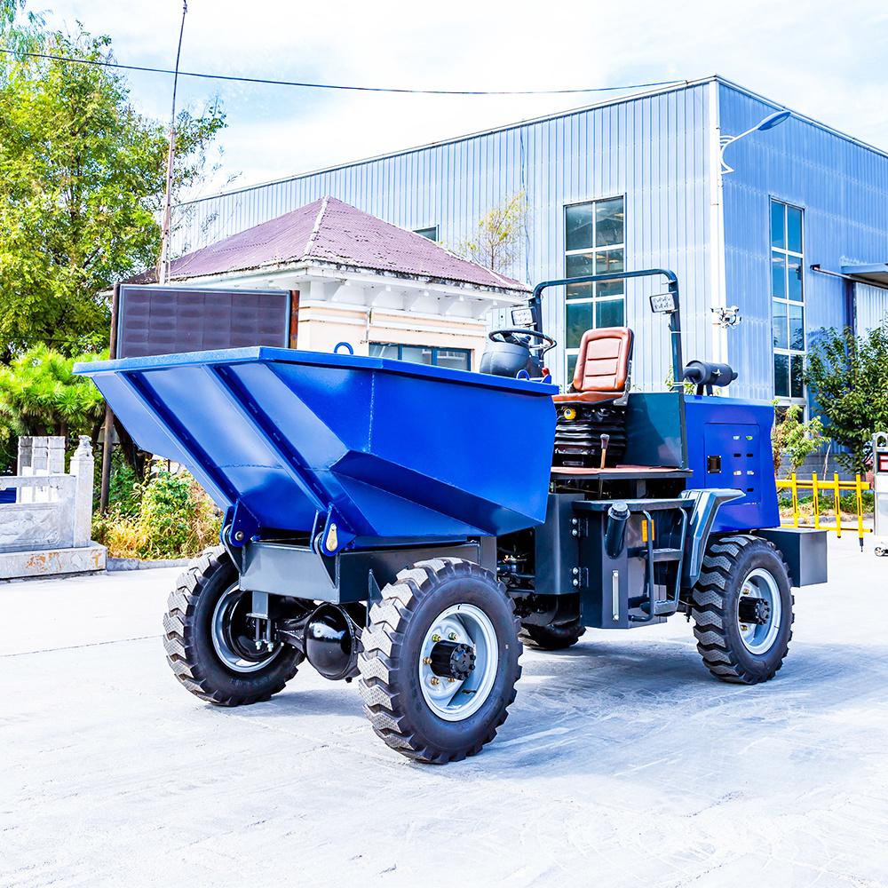 Construction Equipment 4x4 Site Dumper Forward Tilt Loader Dumper 3 Ton Mini Dumper for Cheap