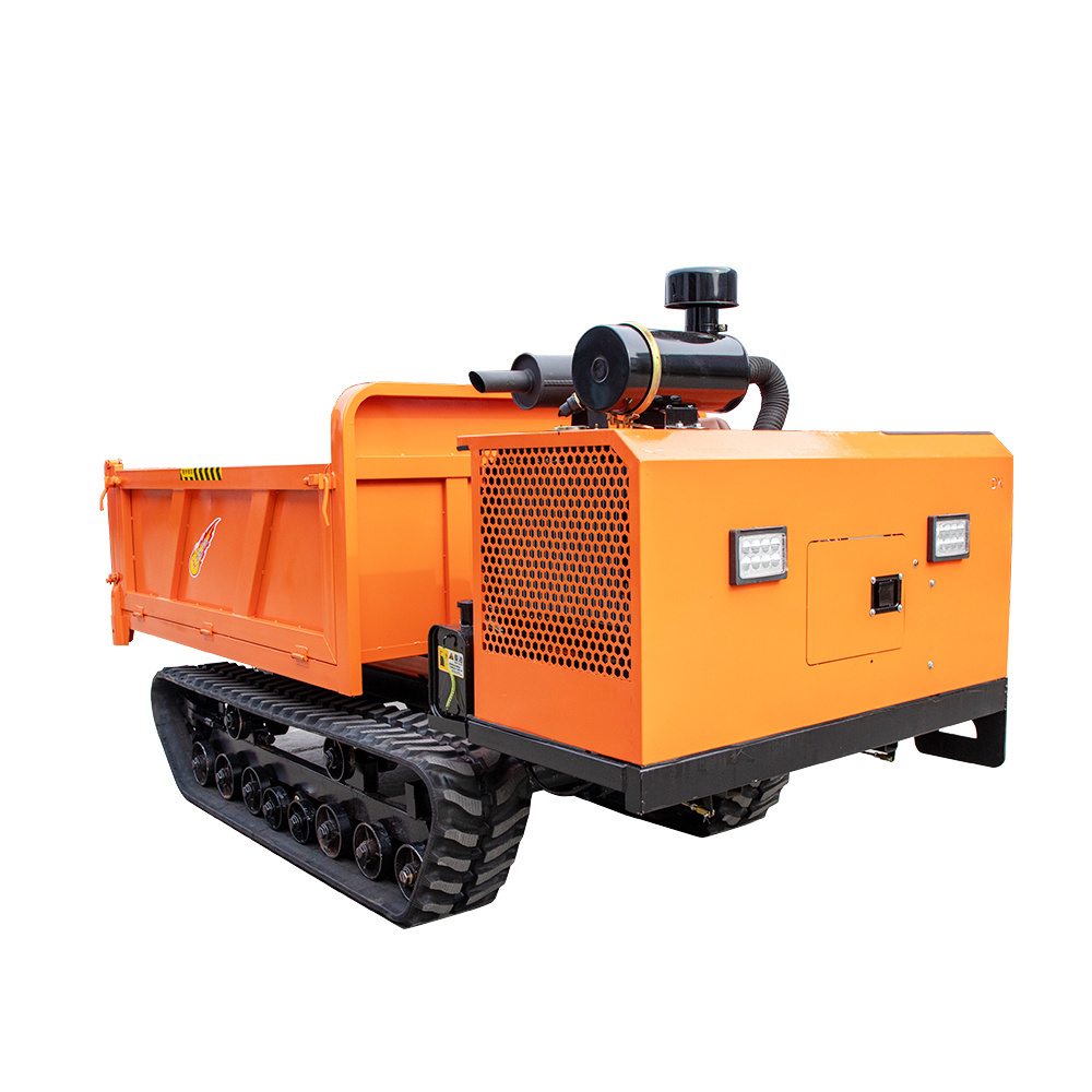 Multi Terrain Access 4 Ton Tracked Transport Vehicle Small Tracked Dumper For Sale Cheap