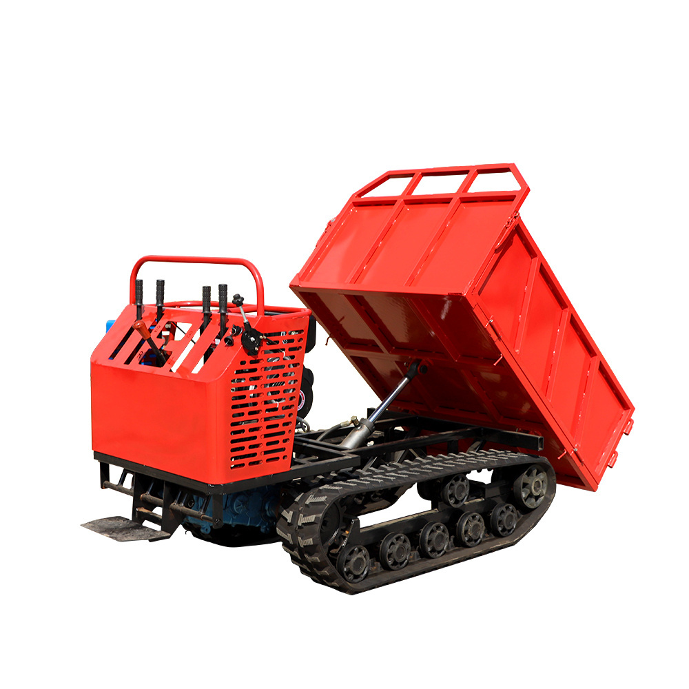 Factory Sell Small Low Speed Safety Crawler Dump Truck All Terrain off Road Transport Truck