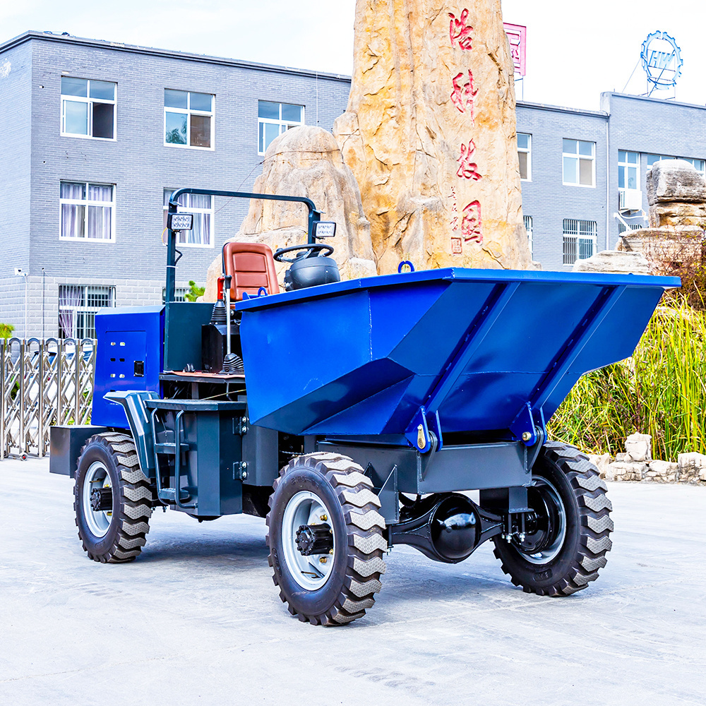 Construction Equipment 4x4 Site Dumper Forward Tilt Loader Dumper 3 Ton Mini Dumper for Cheap