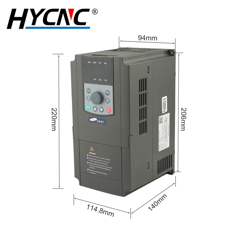 Spindle Inverters VFD 4.0kw 220v Frequency 380v 3 Phase 5kw Power Converter Used for speed regulating spindle