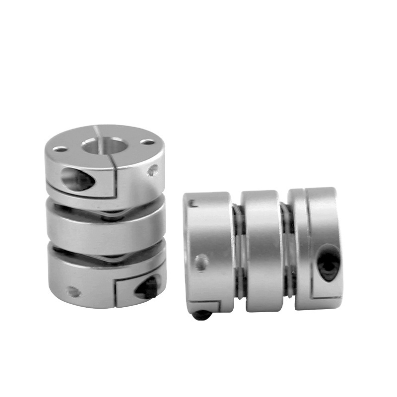 Aluminum alloy single and double diaphragm coupling elastic high torque encoder screw servo motor coupling