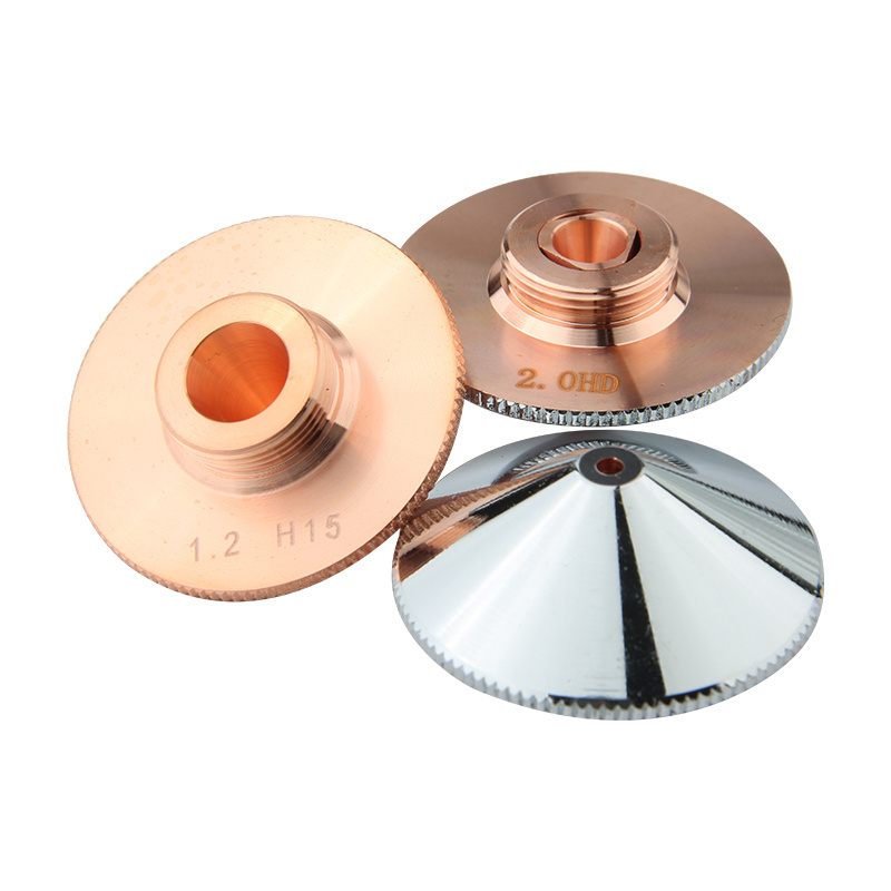 Fiber Laser Enlarged Nozzle 32mm CNC Machine Welding Single Layer Double Layer Cutting Diameter 0.8 - 6.0mm Copper Nozzle