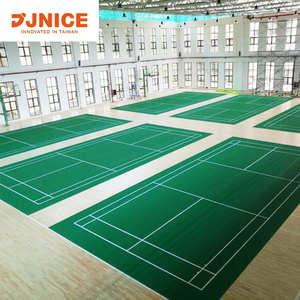 Badminton court flooring for badminton court mat