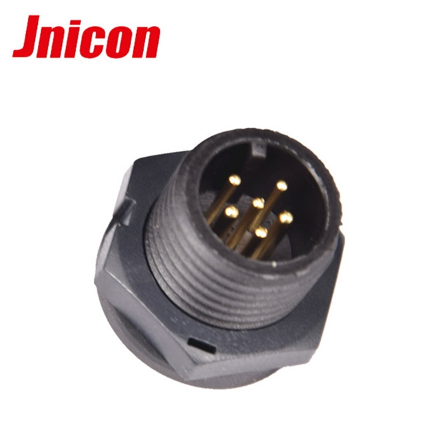 M16 screw lock IP68 Male Female 5Pin 6 Pin Wire to Board Waterproof Panel Mount Connector