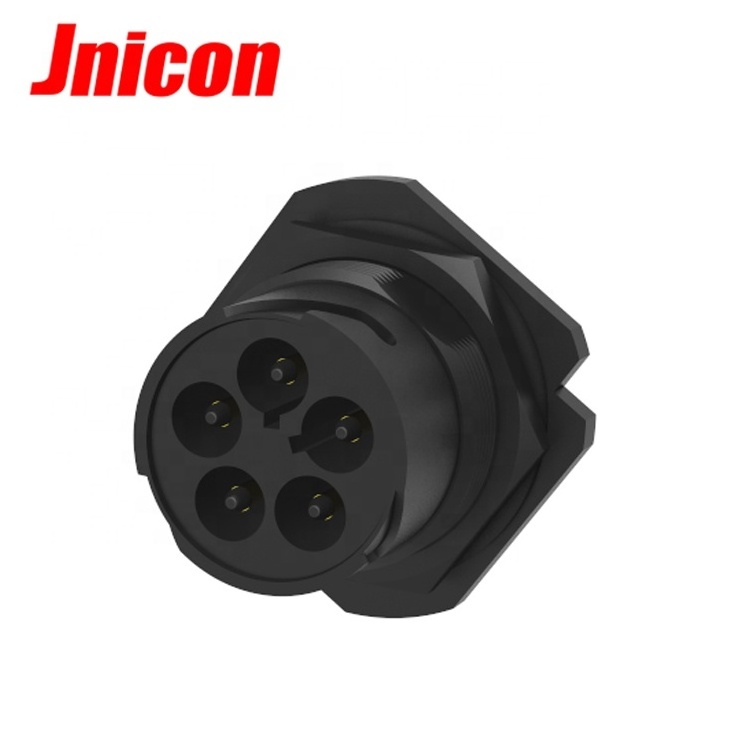 Newest M40 circular female plug and male panel mount connector for trolling motor