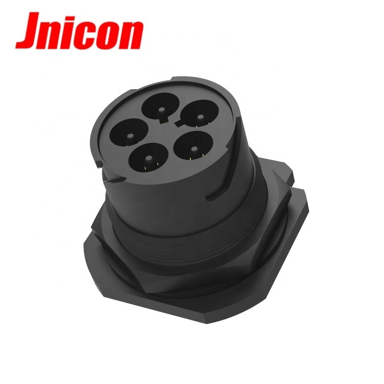 Newest M40 circular female plug and male panel mount connector for trolling motor