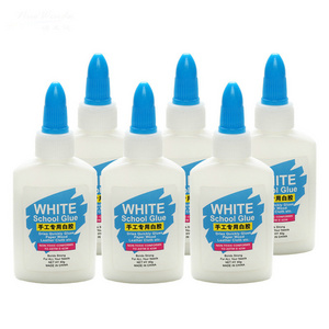 Hot selling Non Toxic School 40ml Liquid White Glue Bottle Clear Glue for office student