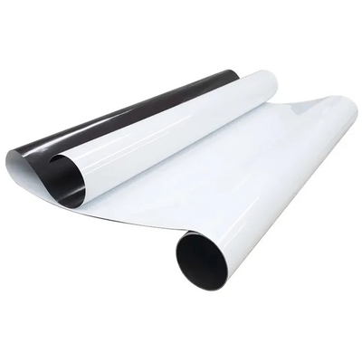 Office School Meeting Planning Dry Erase White Board PET Film Wall Adhesive Sticker Roll Soft Magnetic Whiteboard