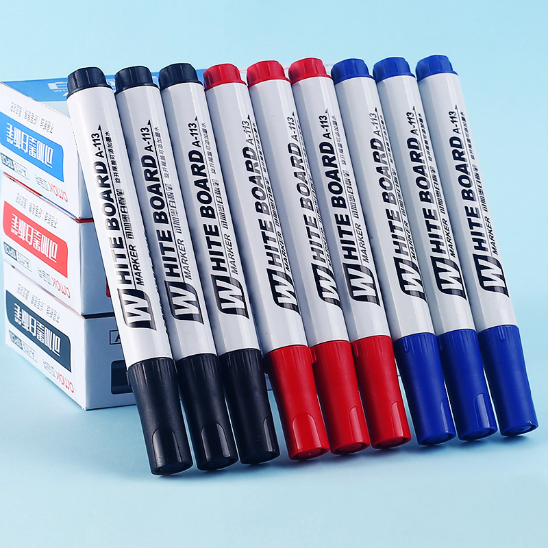 Hot Sale Erasable Blackboard Markers Red Blue Black Ink Drawing Dry Erase Refillable Whiteboard marker Pen