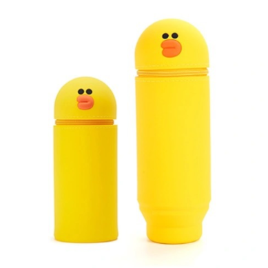 Student stationery desk pen holder silicone rubber pencil case