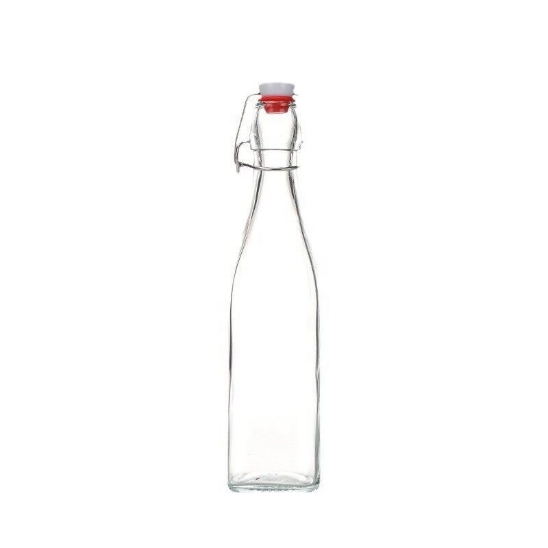 750ml empty glass beverage bottles swing top bottles with airtight rubber seal flip caps