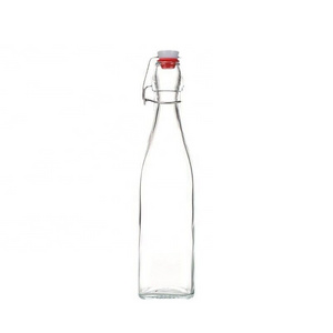 750ml empty glass beverage bottles swing top bottles with airtight rubber seal flip caps