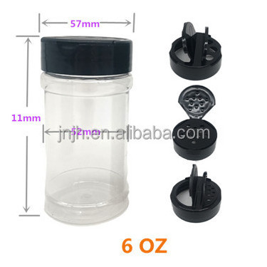 Plastic Spice Bottles For Storing and Dispensing Spices / Plastic Food Grade Spice Jars