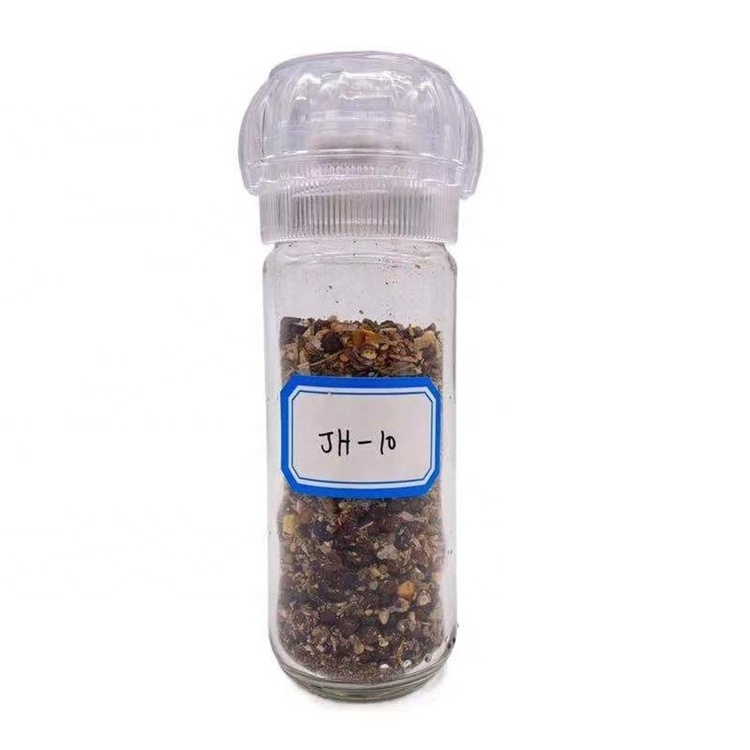 100ml Glass spice bottle with grinder mill / Manual salt pepper grinder with glass bottle 100ml