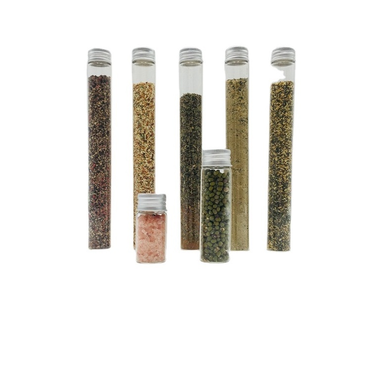 hot sales glass tube with cork lid/glass test tube