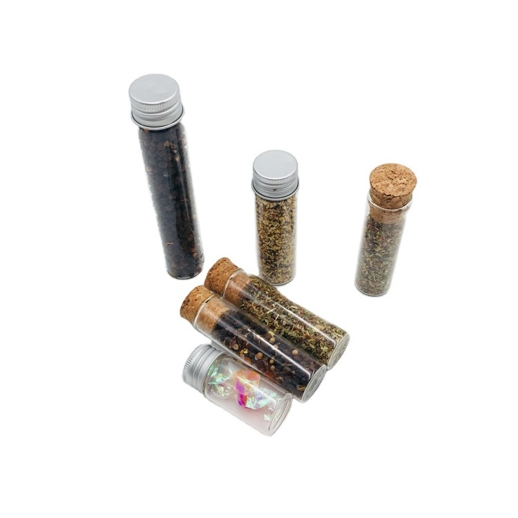 Glass Bottle Round Glass Tube/glass test tube with cork