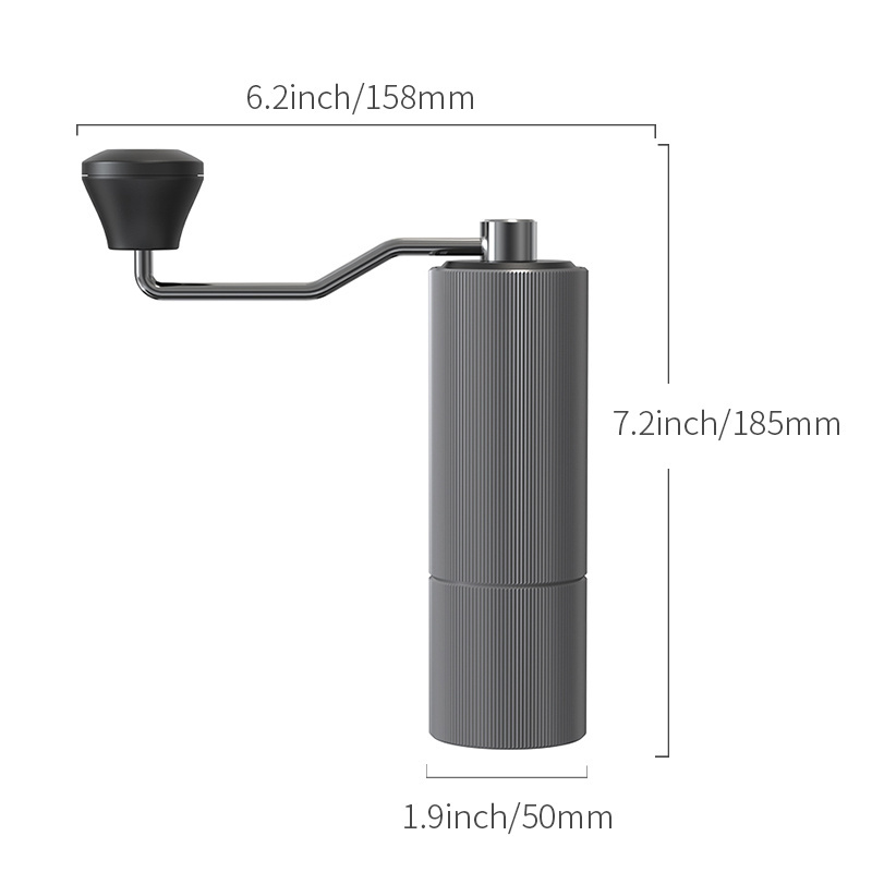 Portable Manual Burr Coffee Bean Grinder