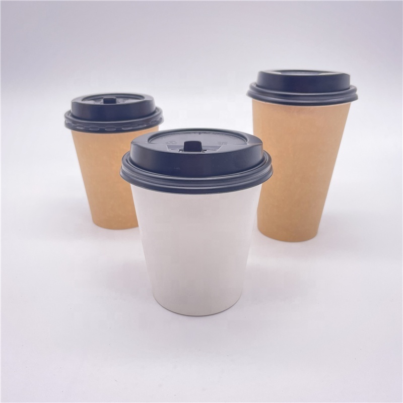 Customize Logo Design Paper Cup / Disposable Paper Coffee Cups with lids