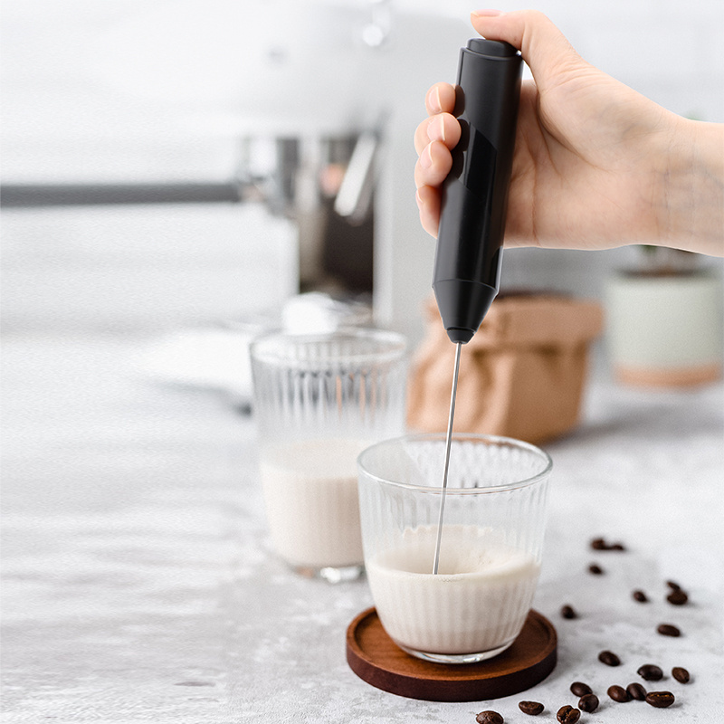 Foam Maker Lattes Whisk Drink Battery Operated Coffee Mixer Blender Electric Automatic  Mini Foamer Milk Frother