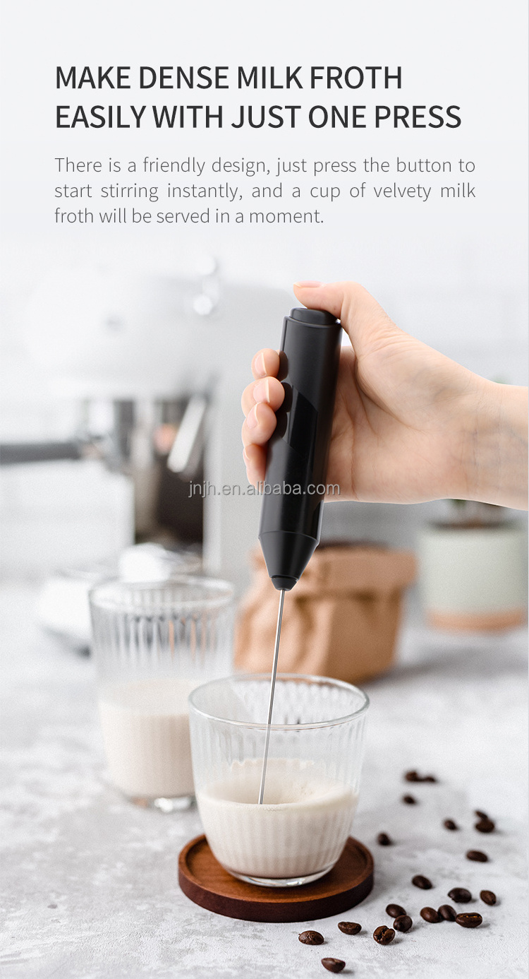 Foam Maker Lattes Whisk Drink Battery Operated Coffee Mixer Blender Electric Automatic  Mini Foamer Milk Frother