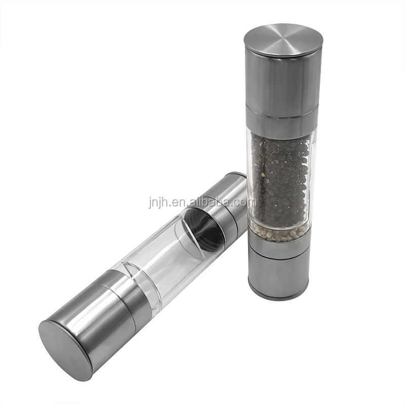 Salt Shaker Pepper Mill Stainless Steel Salt and Pepper Grinder Set Wholesale salt and pepper mill 2 in 1