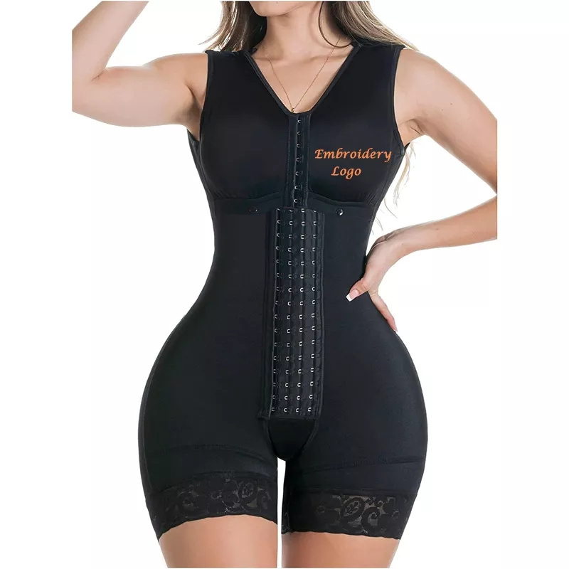 Custom Logo Fajas Colombianas Shapewear Post Surgery Stage 2 Faha Butt Lifter Compression Garments Colombian Fajas Wholesale