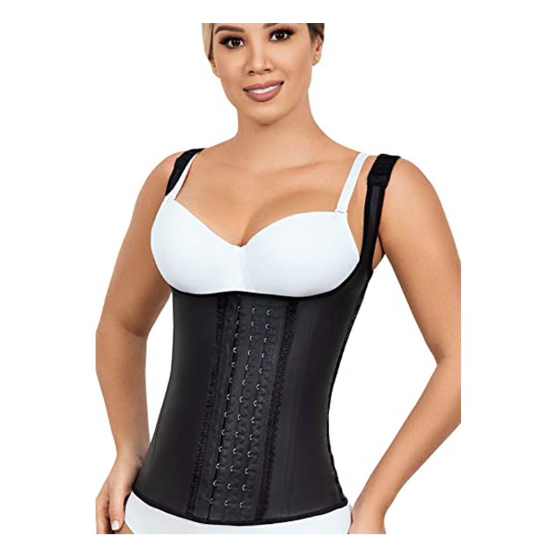 2021 New Arrival Women Latex Vest Waist Trainer Adjustable Hooks Waist Trimmer Tank Top Slim Shapewear Waist Cincher Women's