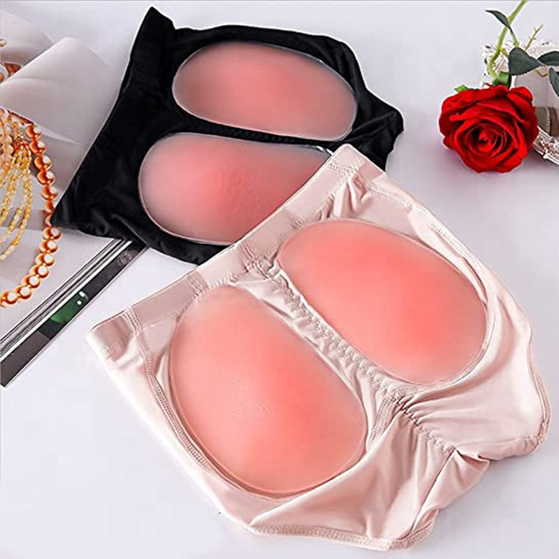 Silicone Control Panties Butt Hip Enhancer Shaper Panties Silicone Buttock Briefs Hips Enhancement Silicone Pad Control Panties