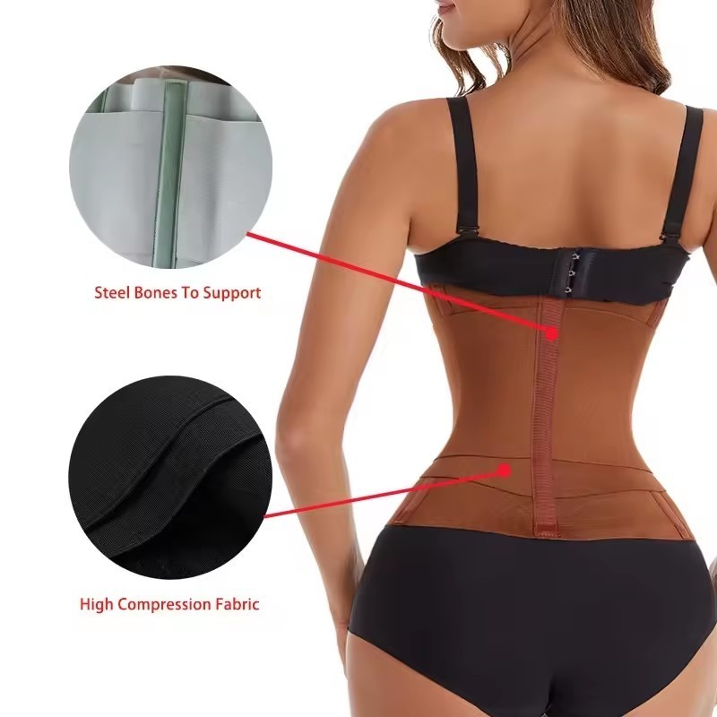 Wholesale Colombian Girdles with Logo Sculpt Waist Trainer Shaper Faja Sculpt Body Shaper for Women Top Quality Slimming Belt