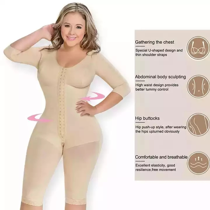 Fajas Colombianas Reductoras y Moldeadoras Post Surgery BBL Liposuction Shapewear Pour Femme Body Shaper for Women