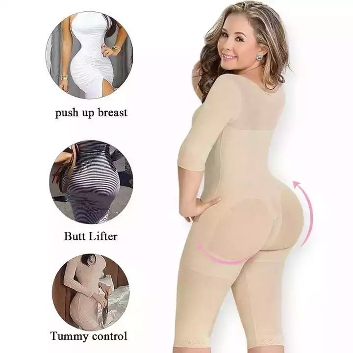 Fajas Colombianas Reductoras y Moldeadoras Post Surgery BBL Liposuction Shapewear Pour Femme Body Shaper for Women