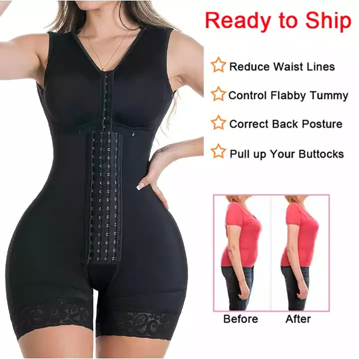 Custom Logo Fajas Colombianas Shapewear Post Surgery Stage 2 Faha Butt Lifter Compression Garments Colombian Fajas Wholesale