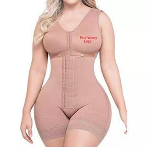 Custom Logo Fajas Colombianas Shapewear Post Surgery Stage 2 Faha Butt Lifter Compression Garments Colombian Fajas Wholesale