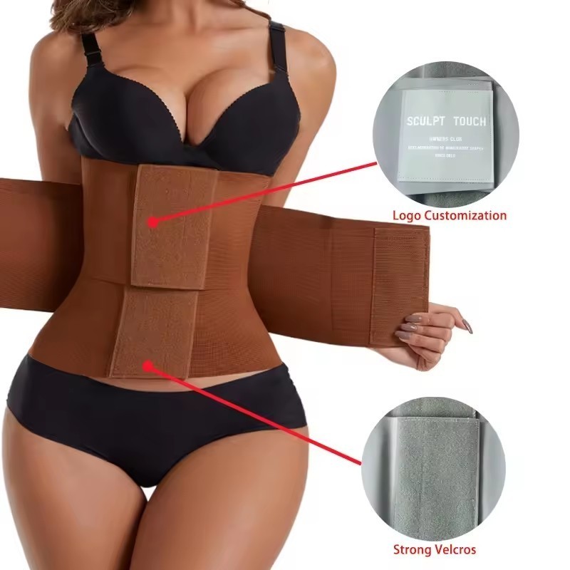 Wholesale Colombian Girdles with Logo Sculpt Waist Trainer Shaper Faja Sculpt Body Shaper for Women Top Quality Slimming Belt