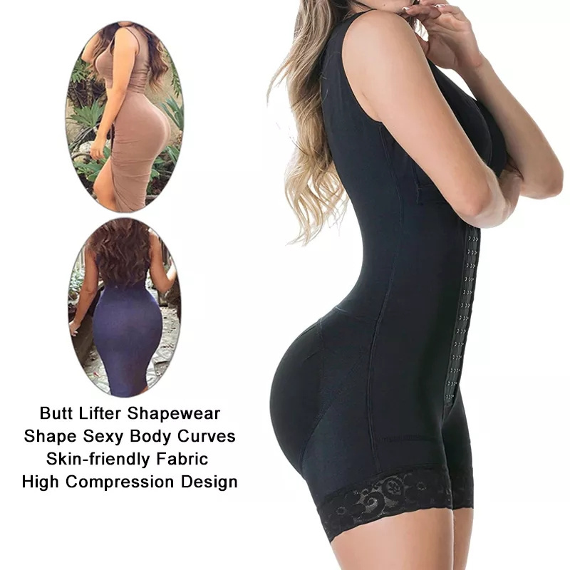 Custom Logo Fajas Colombianas Shapewear Post Surgery Stage 2 Faha Butt Lifter Compression Garments Colombian Fajas Wholesale