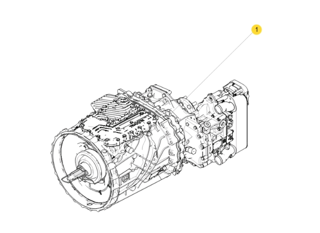 FOTON Gearbox assembly 1358040045 Z F 12TX2421TD Transmission