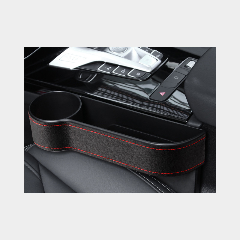 Multi-function Car Seat Gap Filler Organizer Storage Box With Cup Holder drop stop car seat gap filler