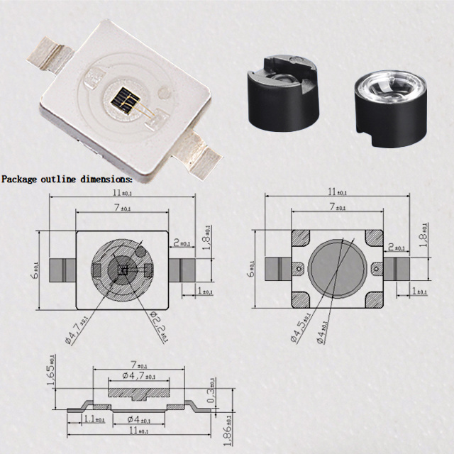 7060 IR LED Lens 11mm-21mm Diameter PMMA/Plastic Optical Lighting/LED Lens 15/30/45/60/90degree