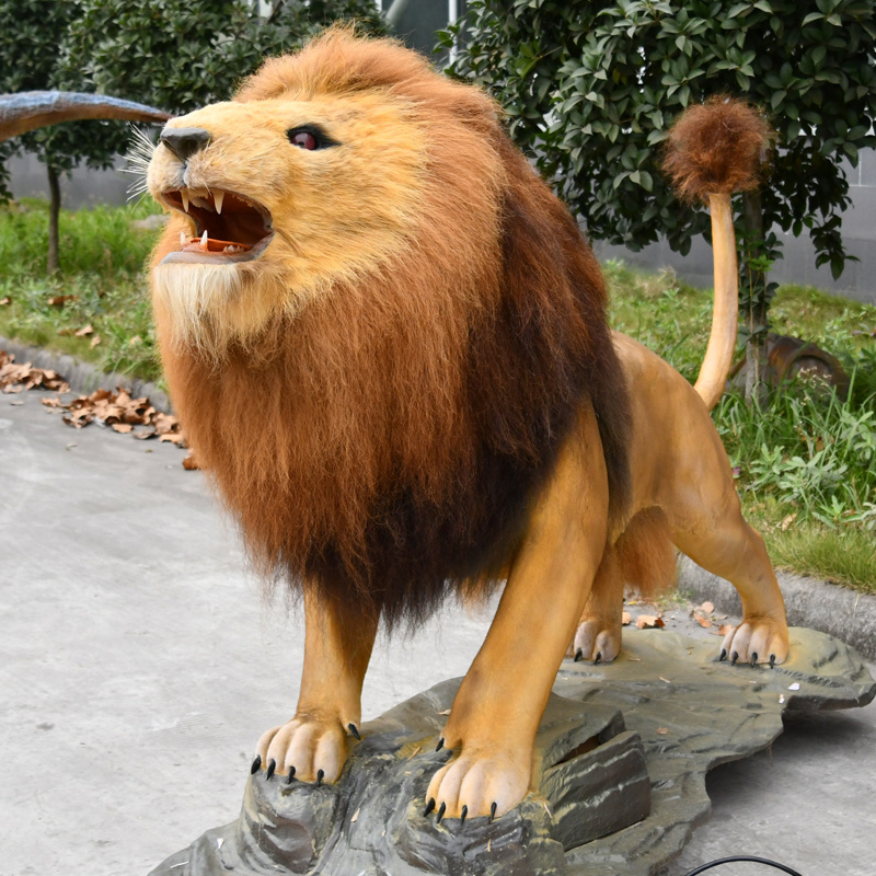 GO-69 Theme Park Life-size Animatronic Lion Suppliers