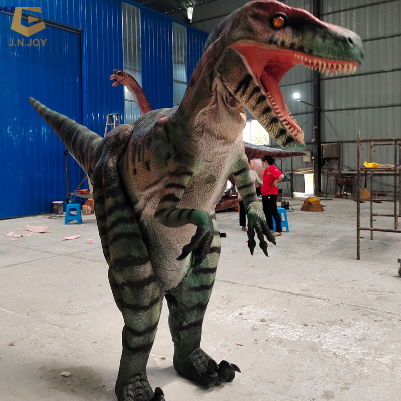 SGDC31 real dinosaur  costume life size walking with 3d dinosaur costume for sale